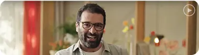 Hombre sonriente